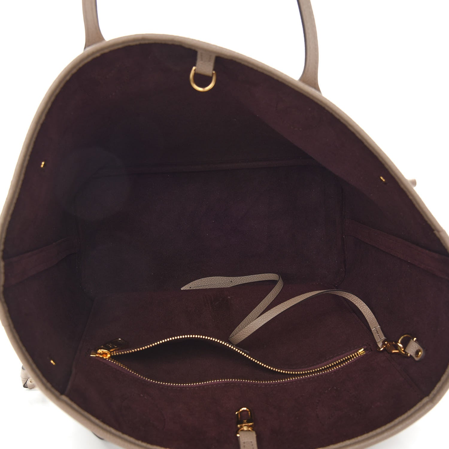 Louis Vuitton Empreinte Monogram Giant Neverfull MM Tourterelle 5 of 8