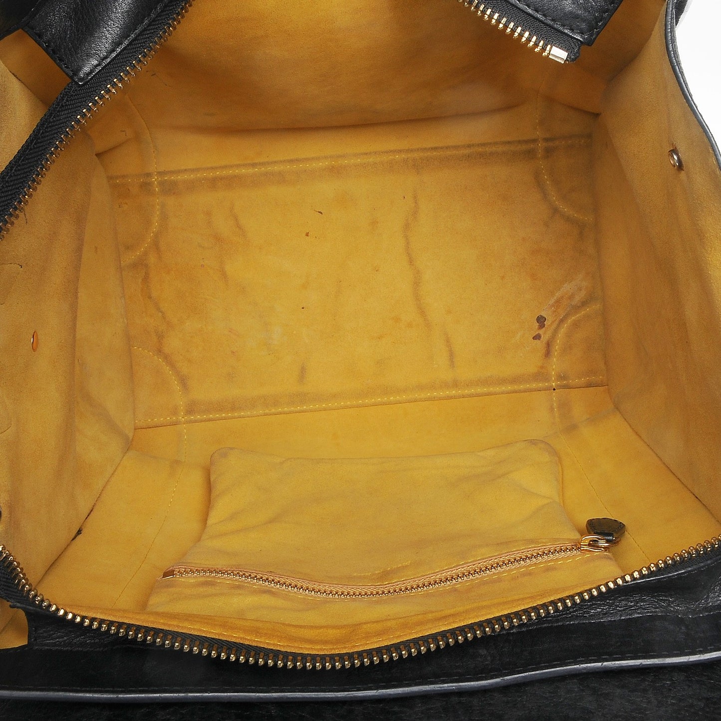 Smooth Calfskin Mini Envelope Luggage Black