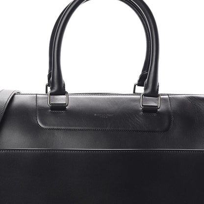 Saint Laurent Calfskin Classic Duffle 24 Black 7 of 9