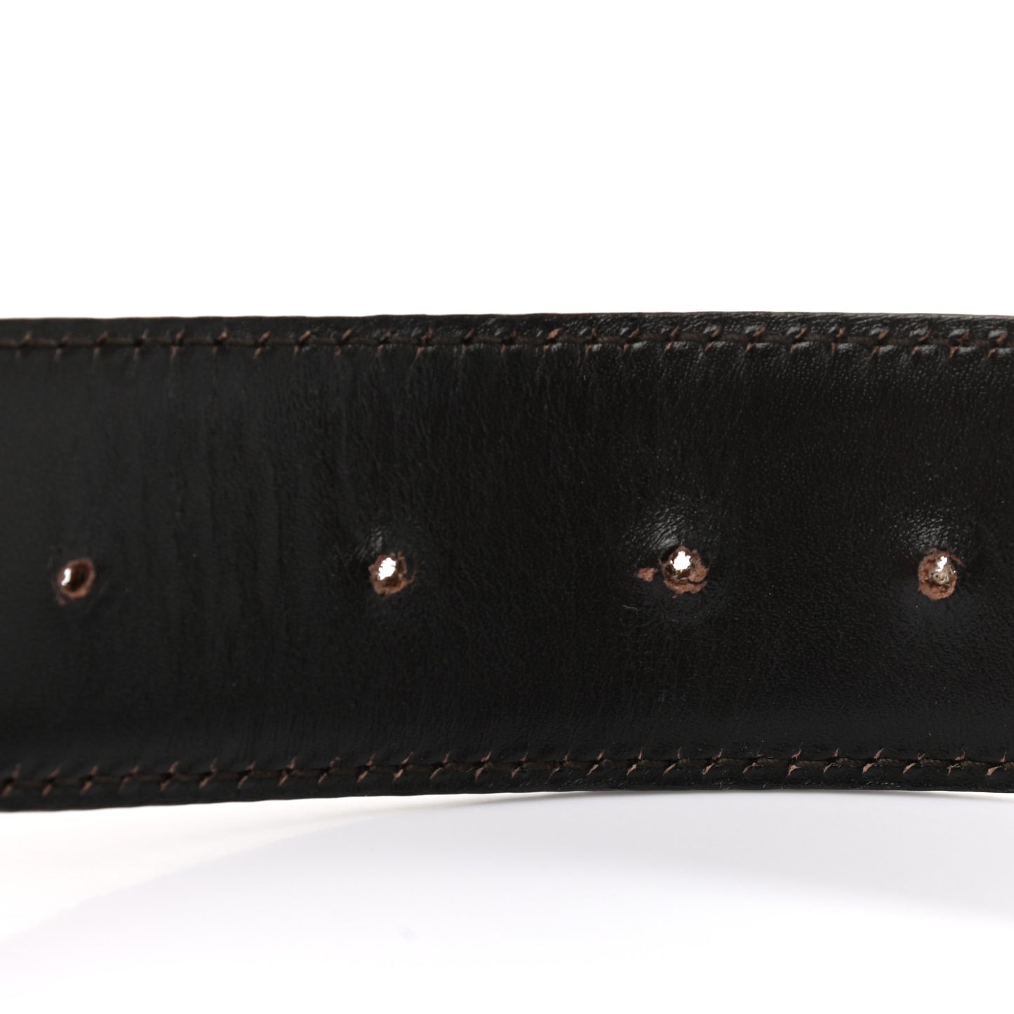 Nylon Calfskin Double G Web Belt 80 32 Green Red Cuir