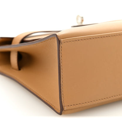 Hermes Swift Kelly Pochette Clutch Biscuit 9 of 12