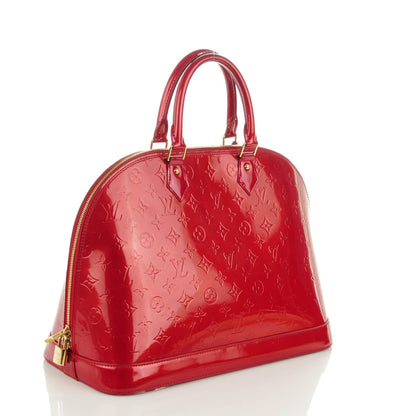 Louis Vuitton Vernis Alma GM Pomme D'Amour 3 of 10
