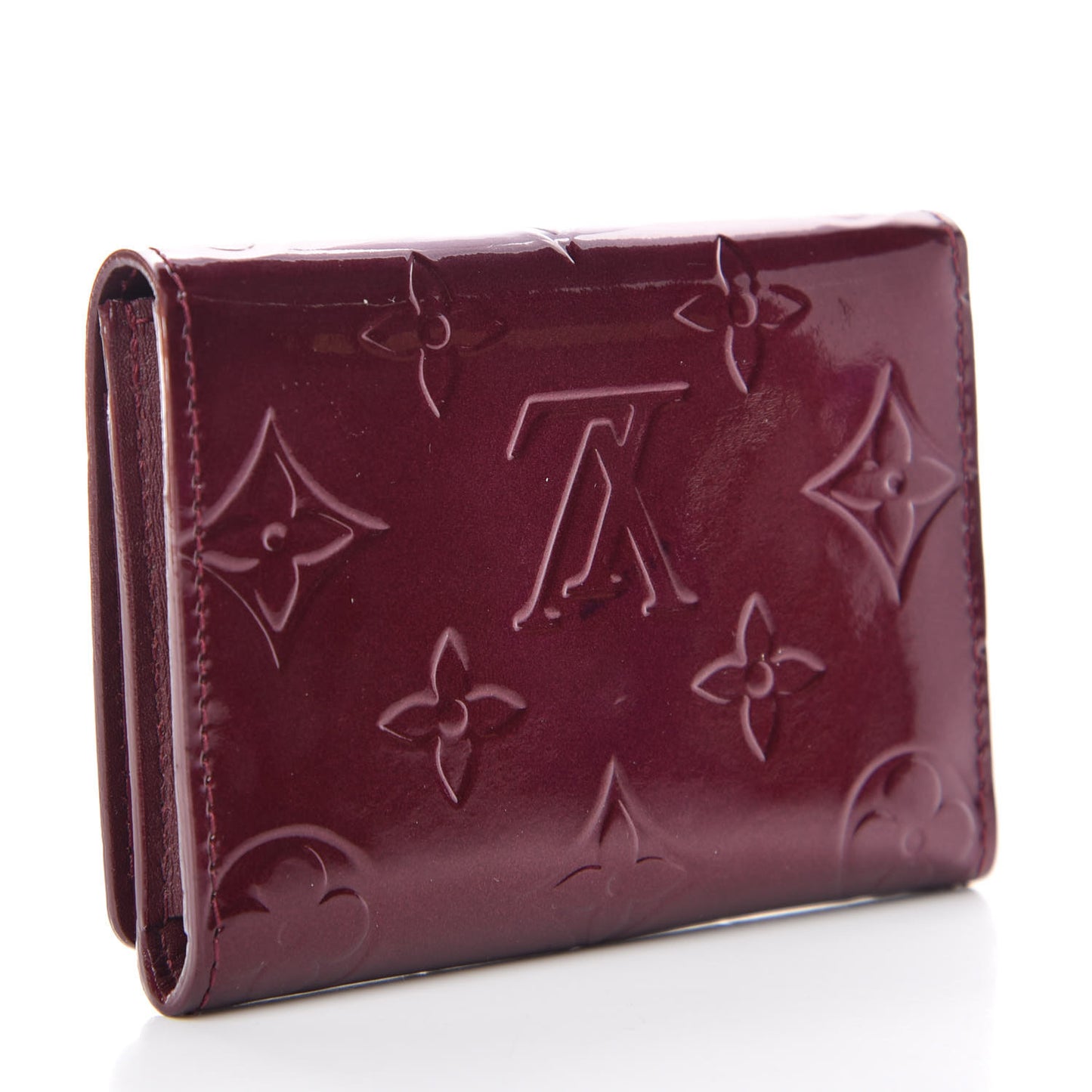 Vernis Business Card Holder Rouge Fauviste