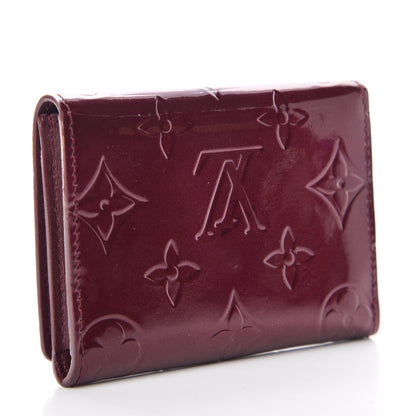 Louis Vuitton Vernis Business Card Holder Rouge Fauviste 3 of 9