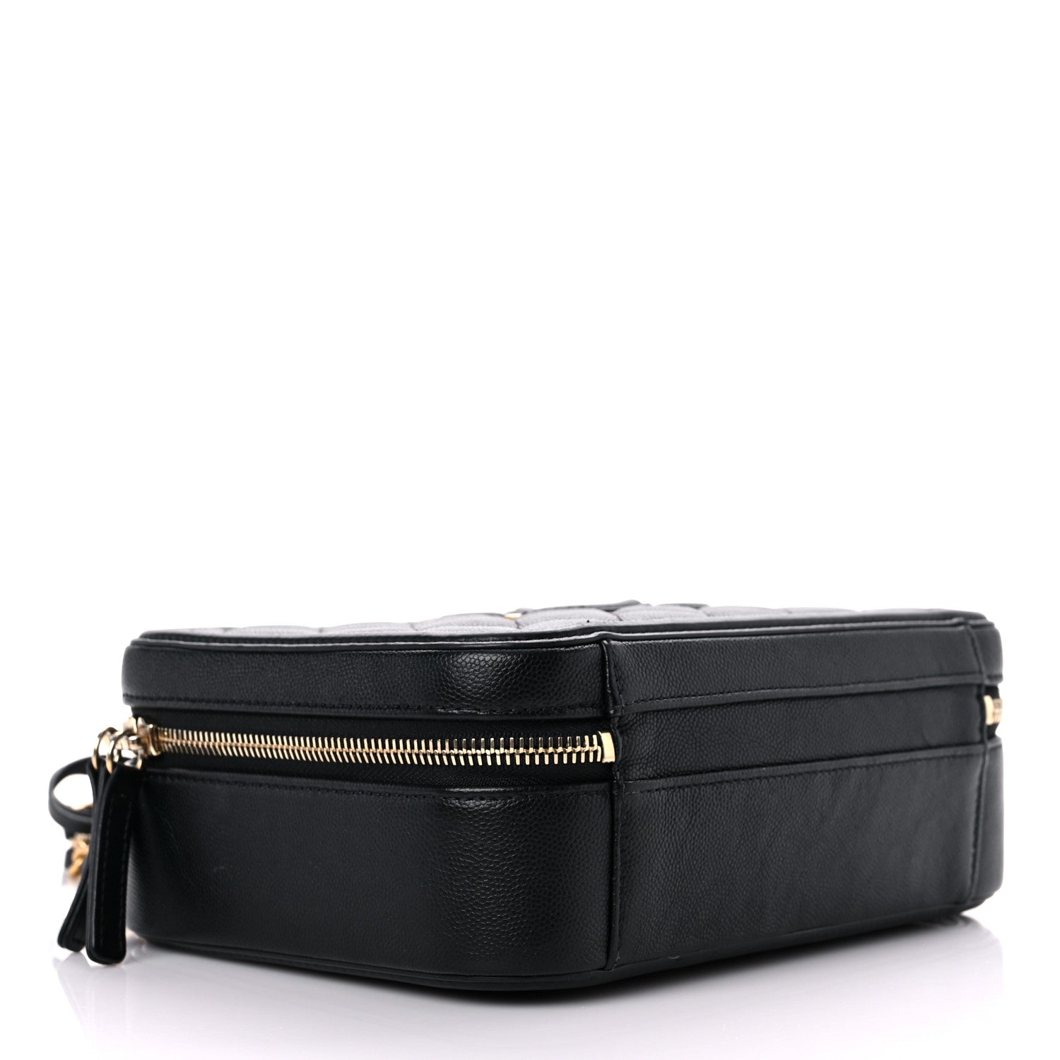 Chanel Caviar Quilted Medium CC Filigree Vanity Case Black 4 of 14