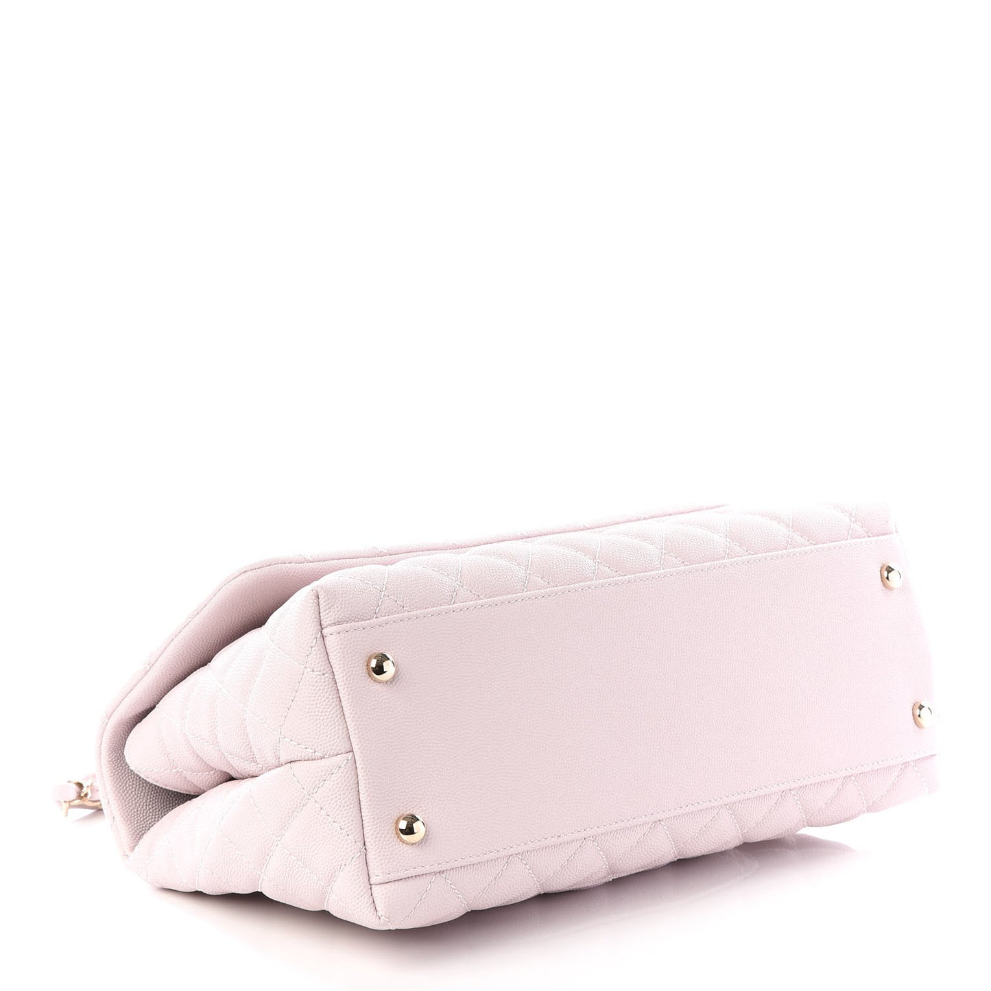 Caviar Quilted Small Coco Handle Flap Lilas Lilac