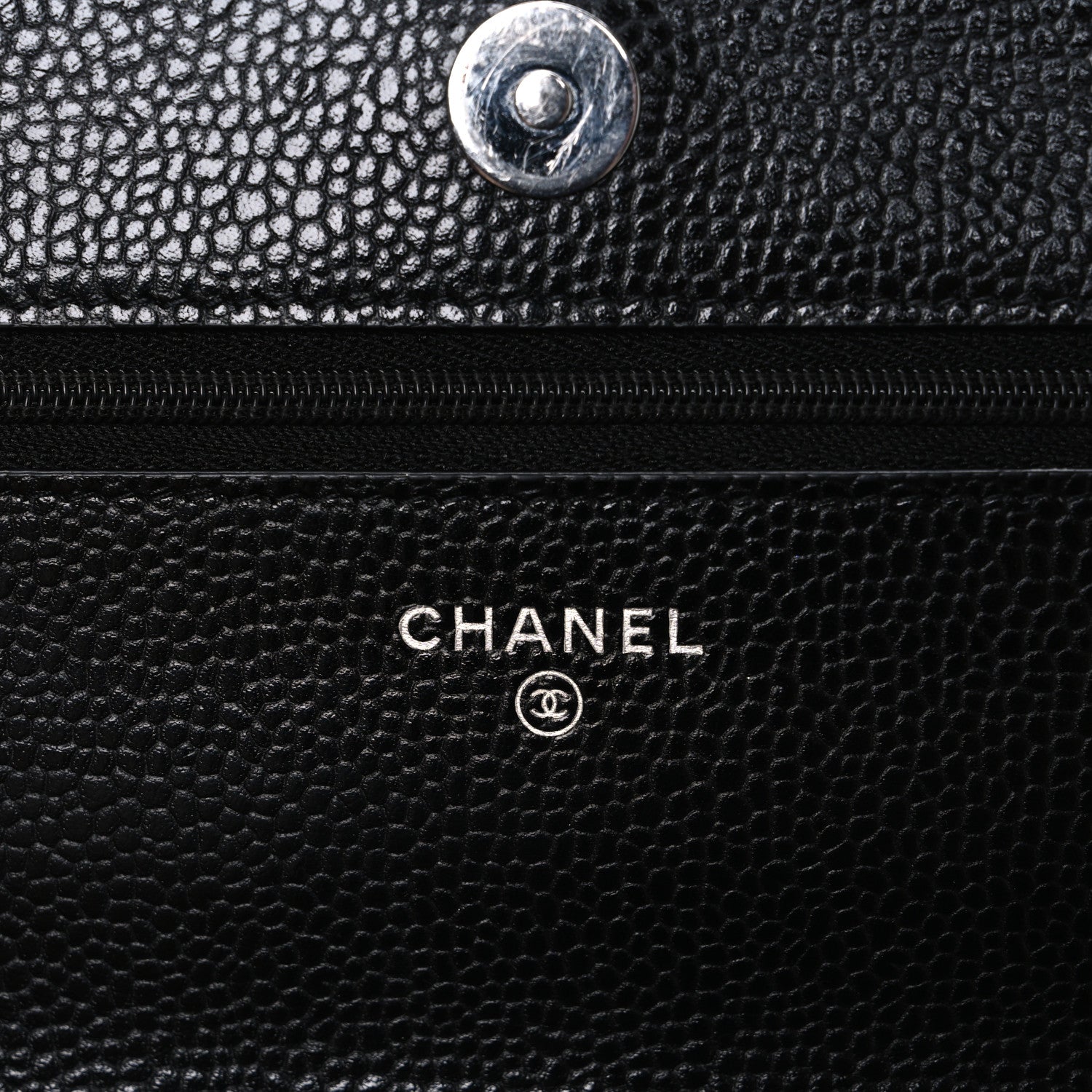 Chanel Caviar Quilted Wallet on Chain WOC Black 6 of 11