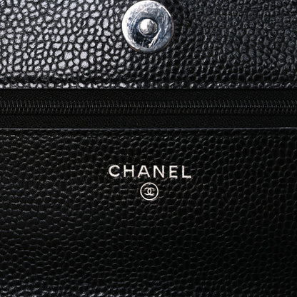 Chanel Caviar Quilted Wallet on Chain WOC Black 6 of 11