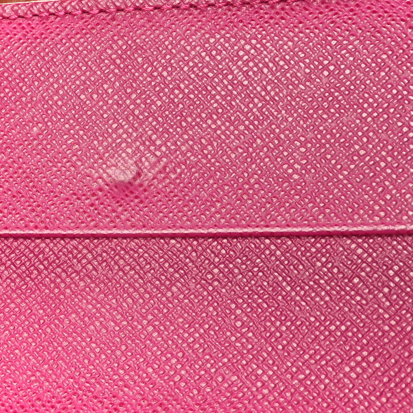 Monogram Perforated Compact Zipped Wallet Fuchsia
