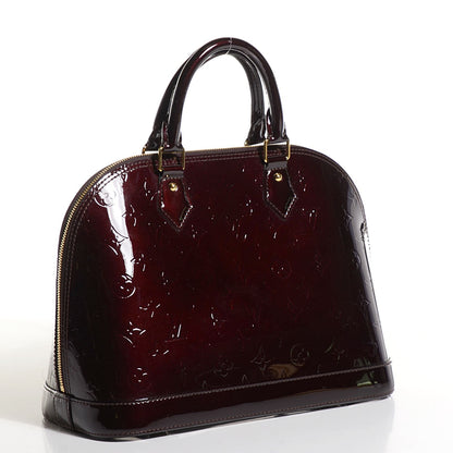 Louis Vuitton Vernis Alma PM Amarante 3 of 7