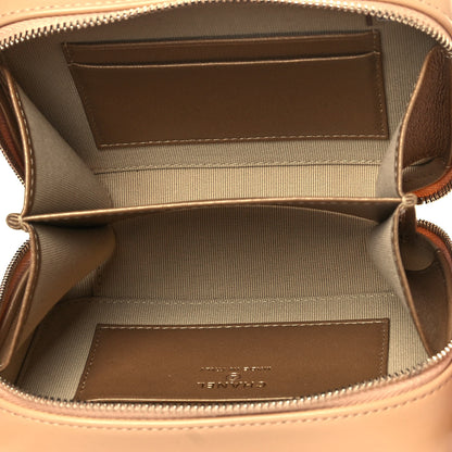 Chanel Lambskin Quilted CC Pearl Crush Camera Case Beige 4 of 10