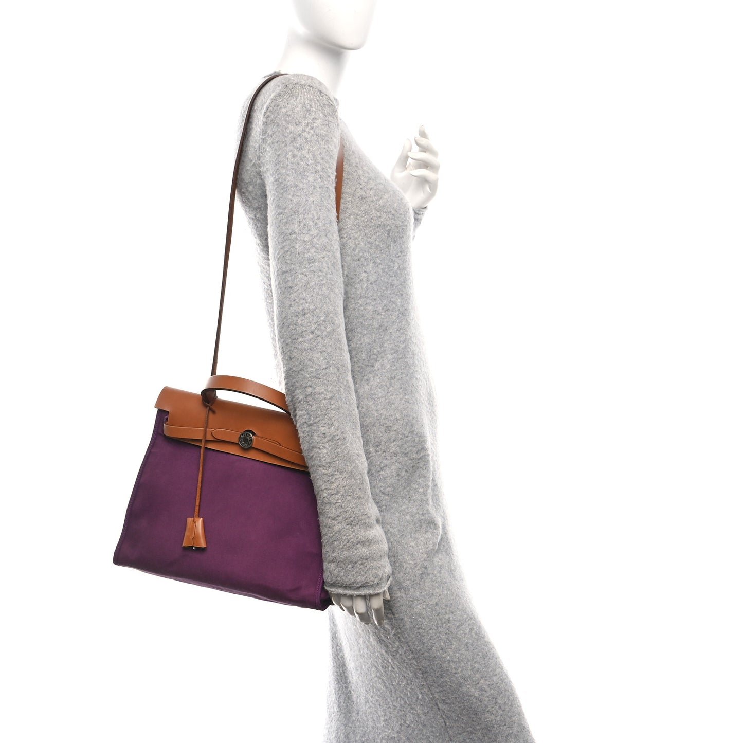 Toile Vache Hunter Herbag Zip 31 PM Cassis Fauve
