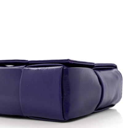 Bottega Veneta Crinkled Lambskin Maxi Intrecciato Extra Mini Cassette Crossbody Bag Unicorn 10 of 11