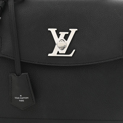 Louis Vuitton Calfskin Lockme Ever BB Black 7 of 12