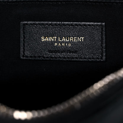 Saint Laurent Calfskin Matelasse Monogram Lou Camera Bag Black 6 of 14