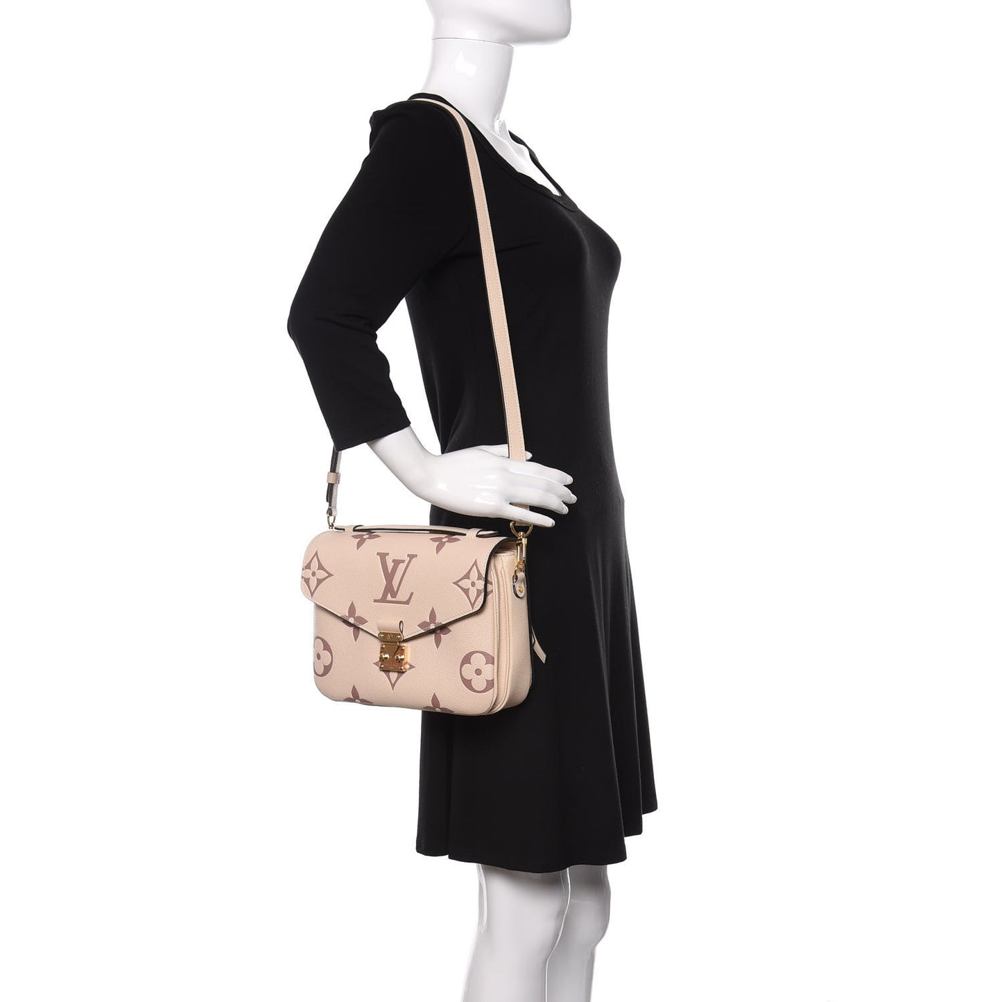 Empreinte Monogram Giant Pochette Metis Creme Bois De Rose