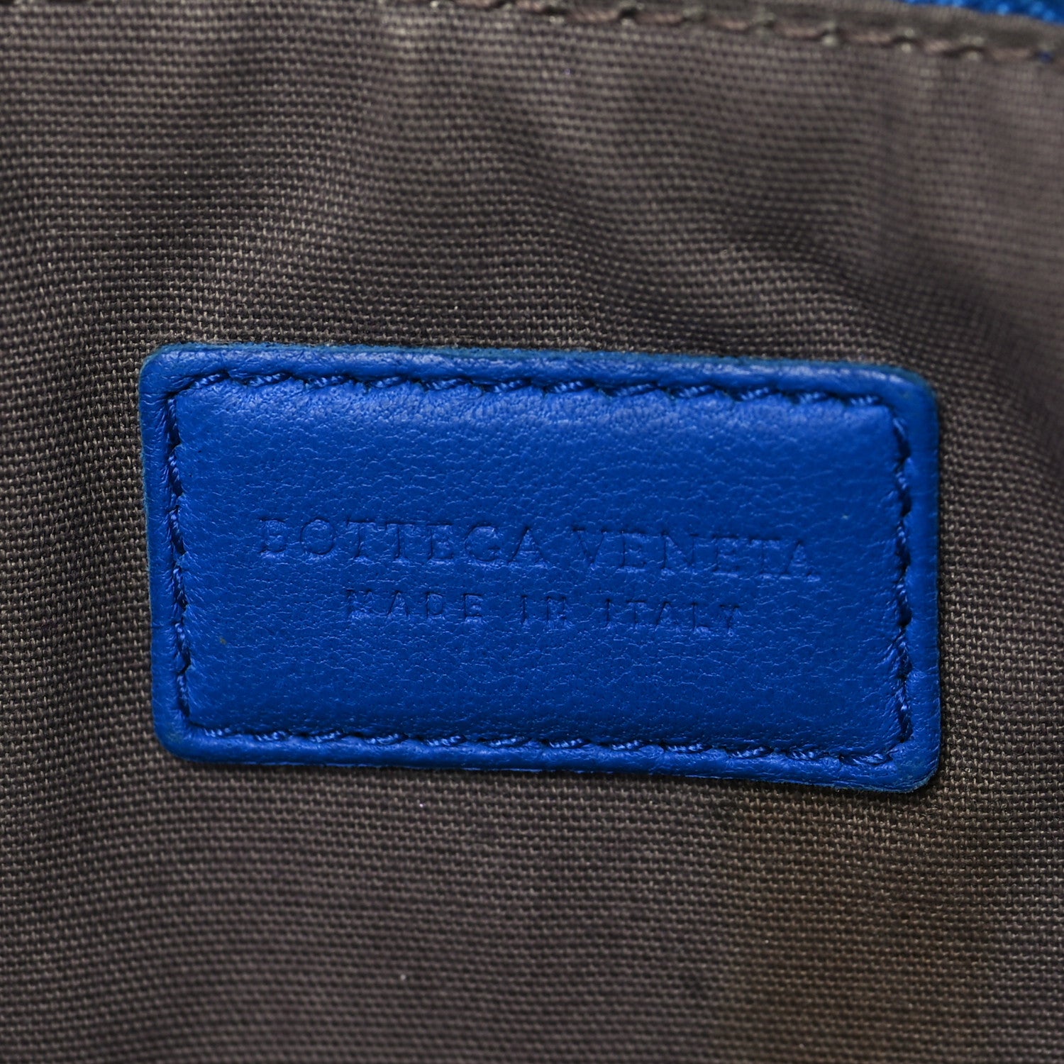 Bottega Veneta Nappa Intrecciato Medium Zip Pouch Signal Blue 6 of 7
