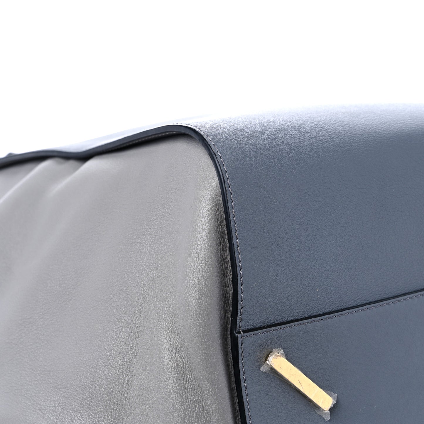 Calfskin Large Hammock Shoulder Bag Grey