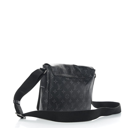 Louis Vuitton Monogram Eclipse District PM Black 2 of 9