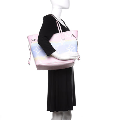 Louis Vuitton Monogram Escale Neverfull MM Pastel 2 of 12