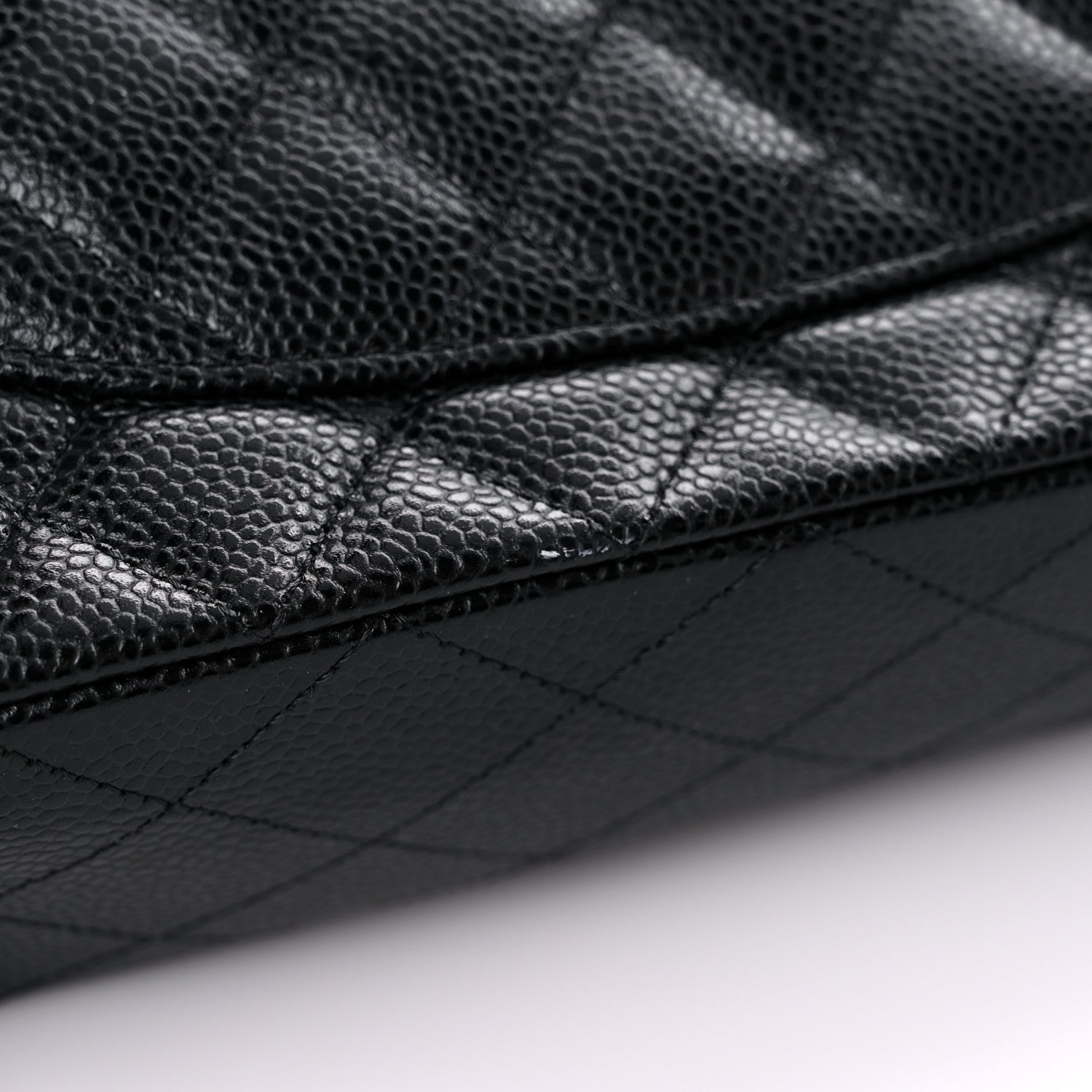 Chanel Caviar Quilted Medium Double Flap Black 12 of 12