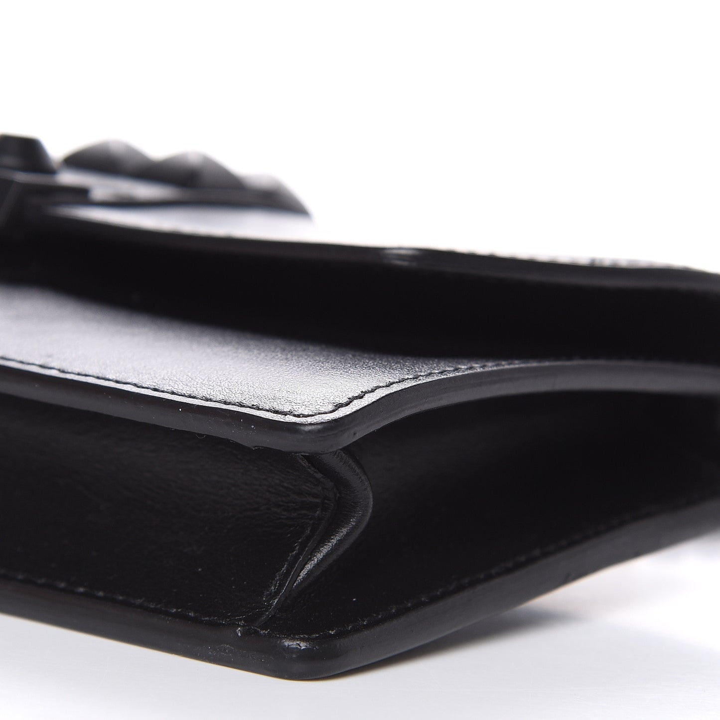 City Calfskin Studded Mini Elektra Crossbody Bag Black