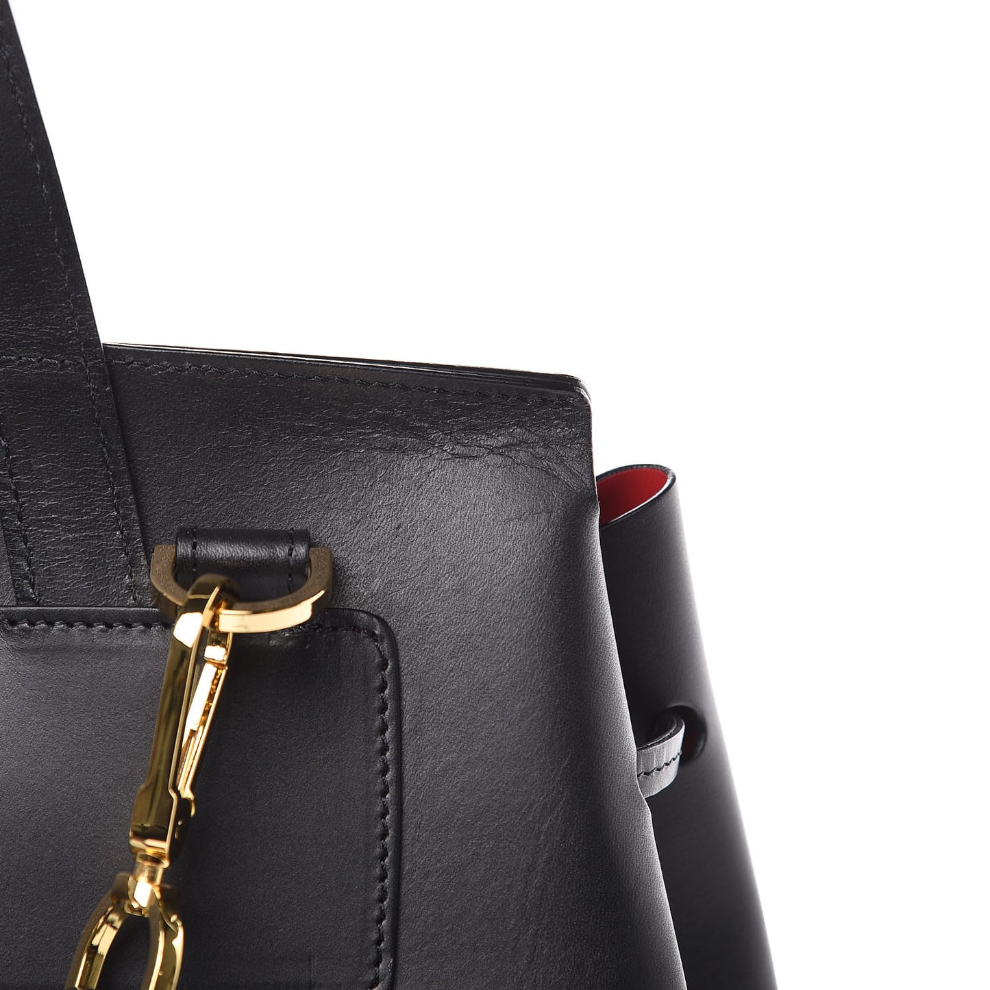 Calfskin Lady Bag Black Flamma