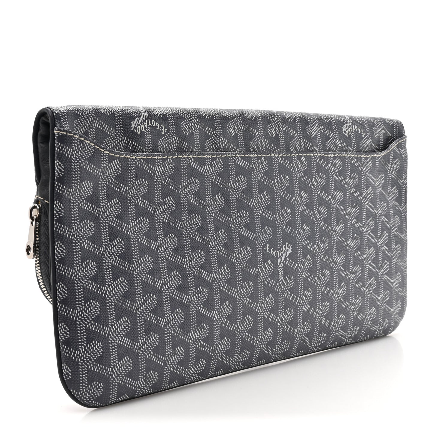 Goyardine Sainte Marie Soft Clutch Grey