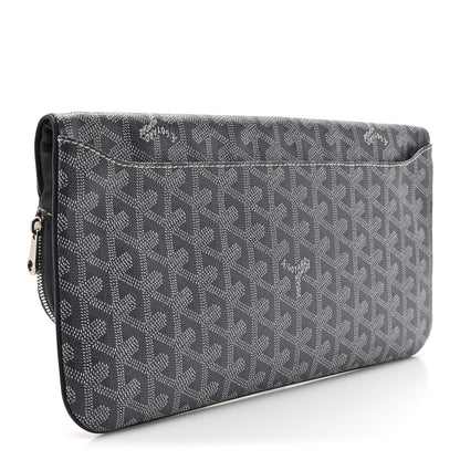 Goyard Goyardine Sainte Marie Soft Clutch Grey 3 of 10