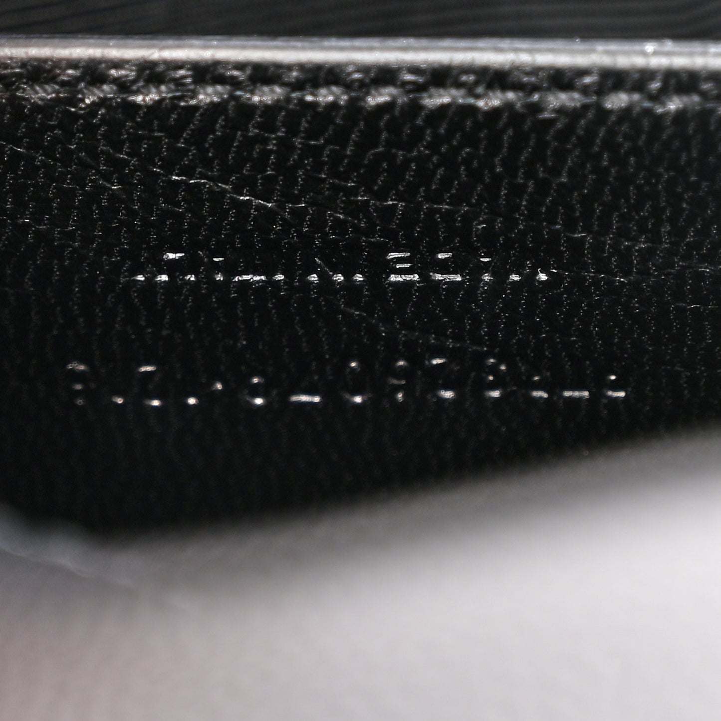 Grain De Poudre Monogram Cassandre Clutch Black
