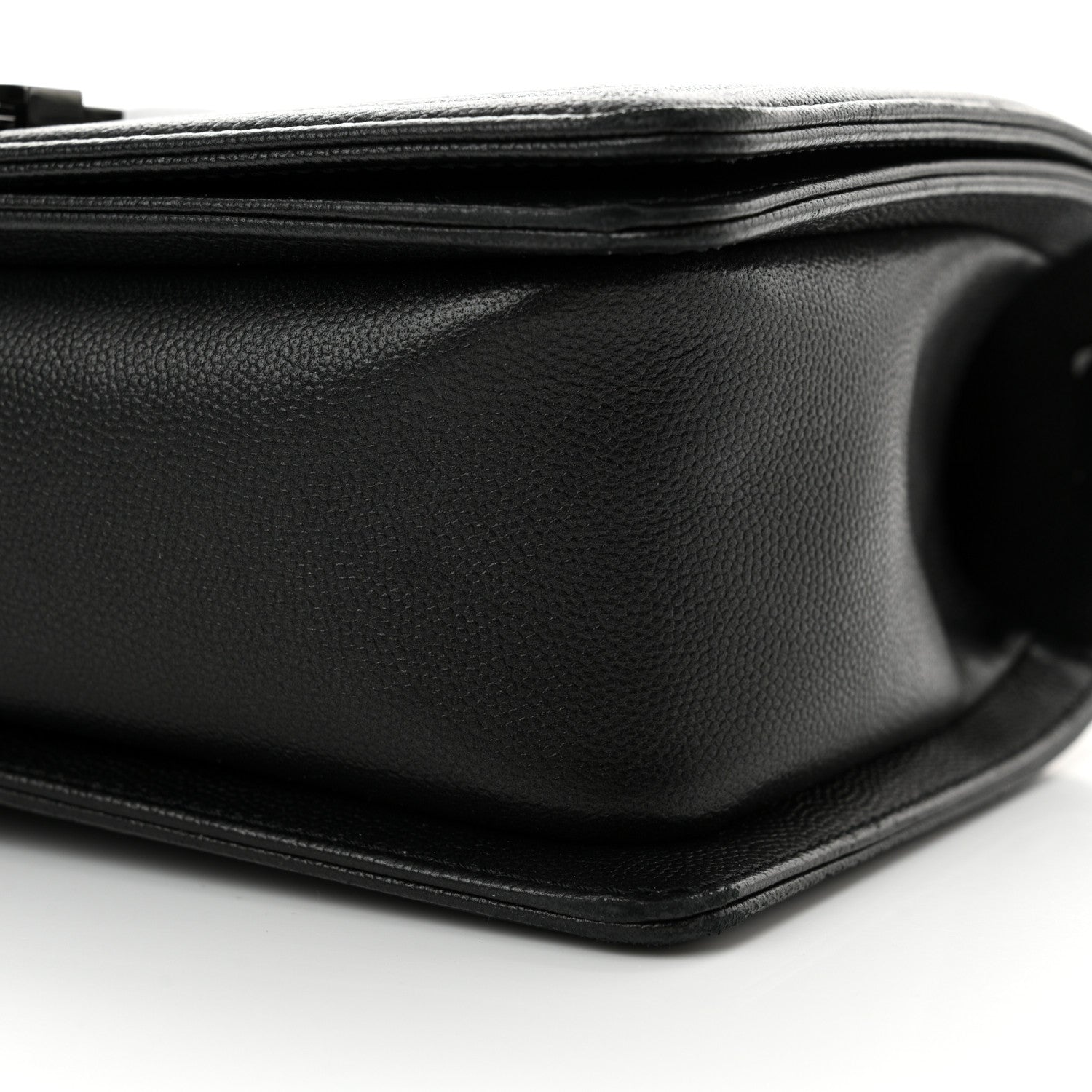 Chanel Caviar Quilted Medium Boy Flap So Black 10 of 11