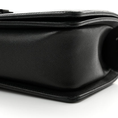 Chanel Caviar Quilted Medium Boy Flap So Black 10 of 11