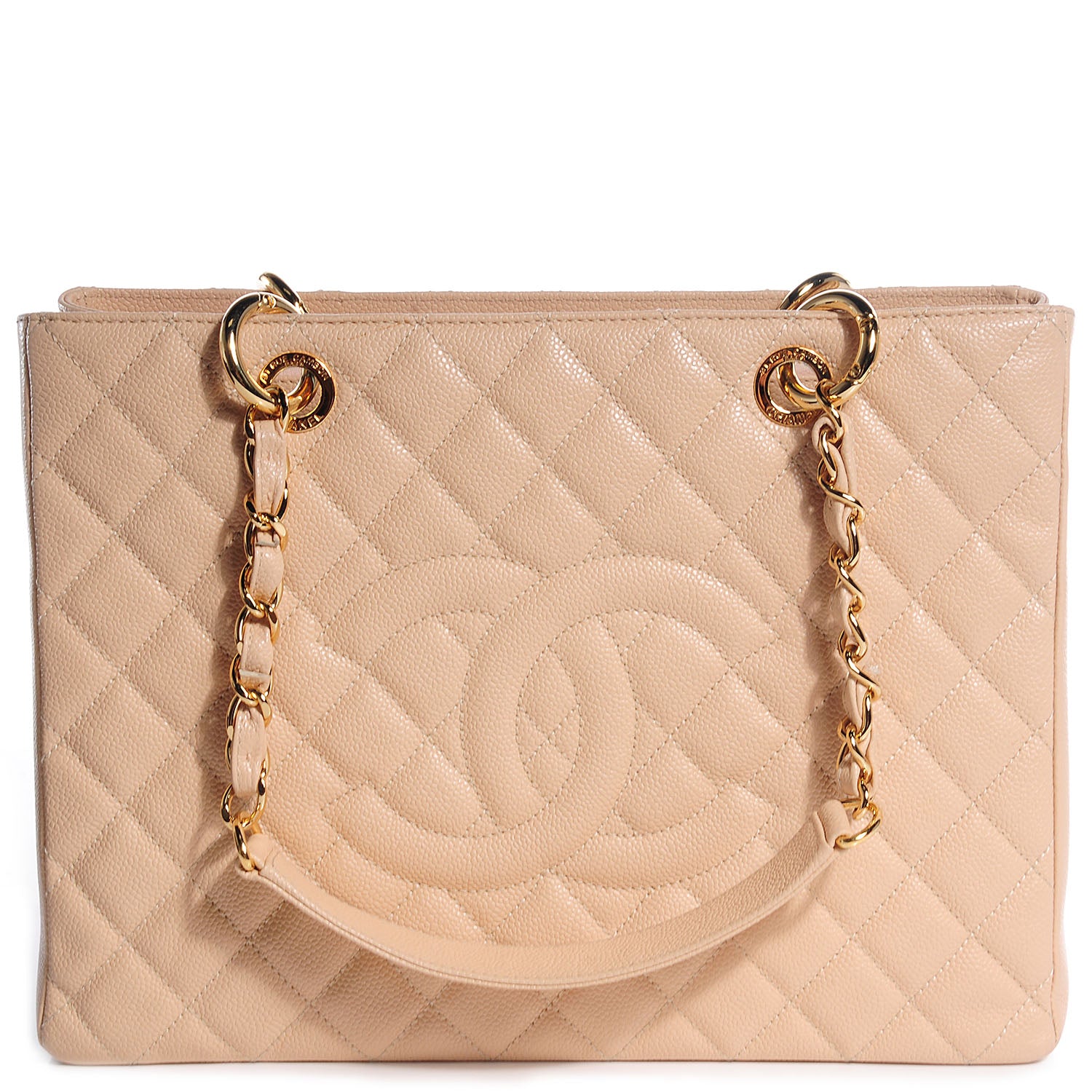 Chanel Caviar Grand Shopping Tote GST Beige Clair 1 of 8