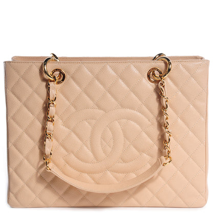 Chanel Caviar Grand Shopping Tote GST Beige Clair 1 of 8