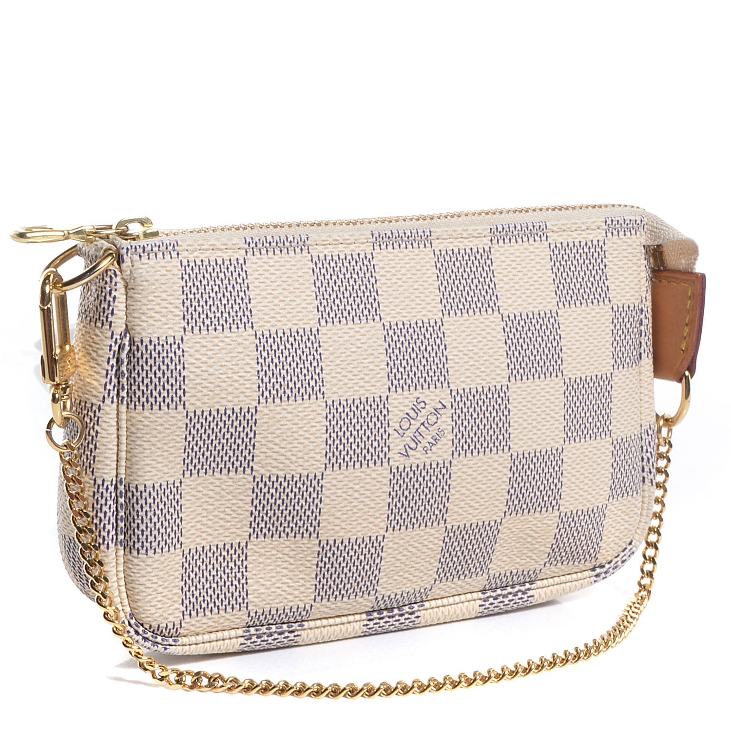 Louis Vuitton Damier Azur Mini Pochette Accessories 3 of 7