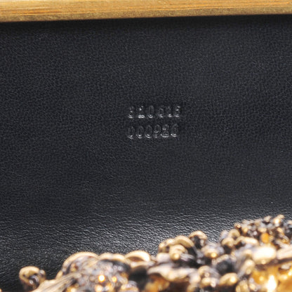 Alexander McQueen Rosa Seta Knuckle Box Clutch Gold 8 of 11
