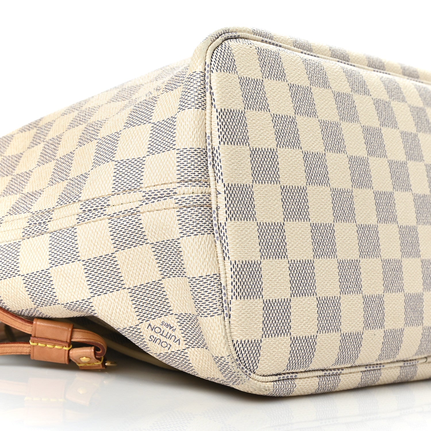 Louis Vuitton Damier Azur Neo Neverfull MM Rose Ballerine 9 of 15