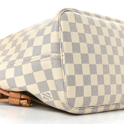 Louis Vuitton Damier Azur Neo Neverfull MM Rose Ballerine 9 of 15