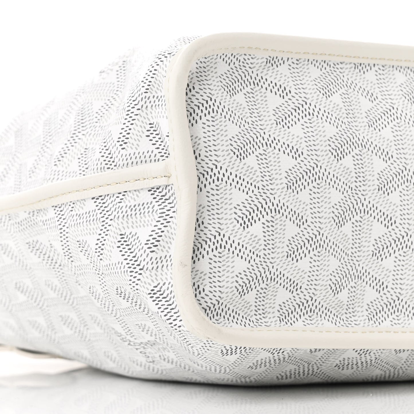 Goyardine Reversible Mini Anjou White