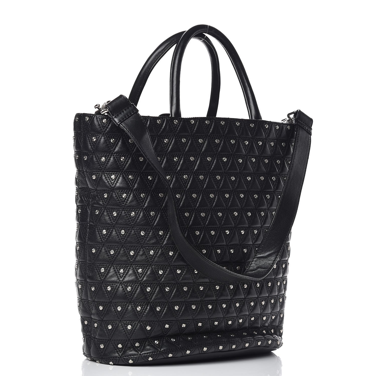 Versace Nappa Studded Vanitas Tote 3 of 10