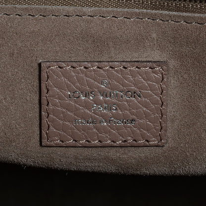 Louis Vuitton Taurillon Soft Lockit MM Taupe Petale 6 of 7