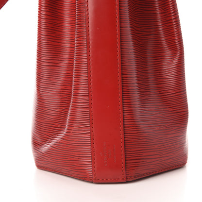 Louis Vuitton Epi Sac D'Epaule GM Castillan Red 10 of 11