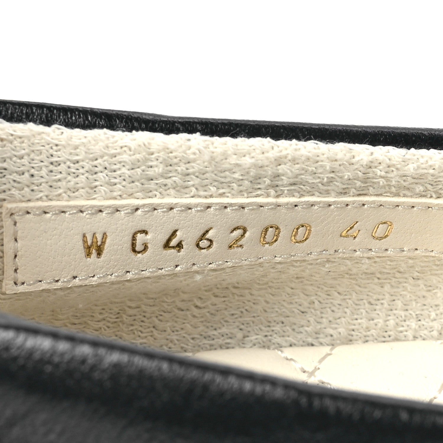 Chanel Lambskin Cap Toe CC Mary Jane Flats 40 Black 7 of 9