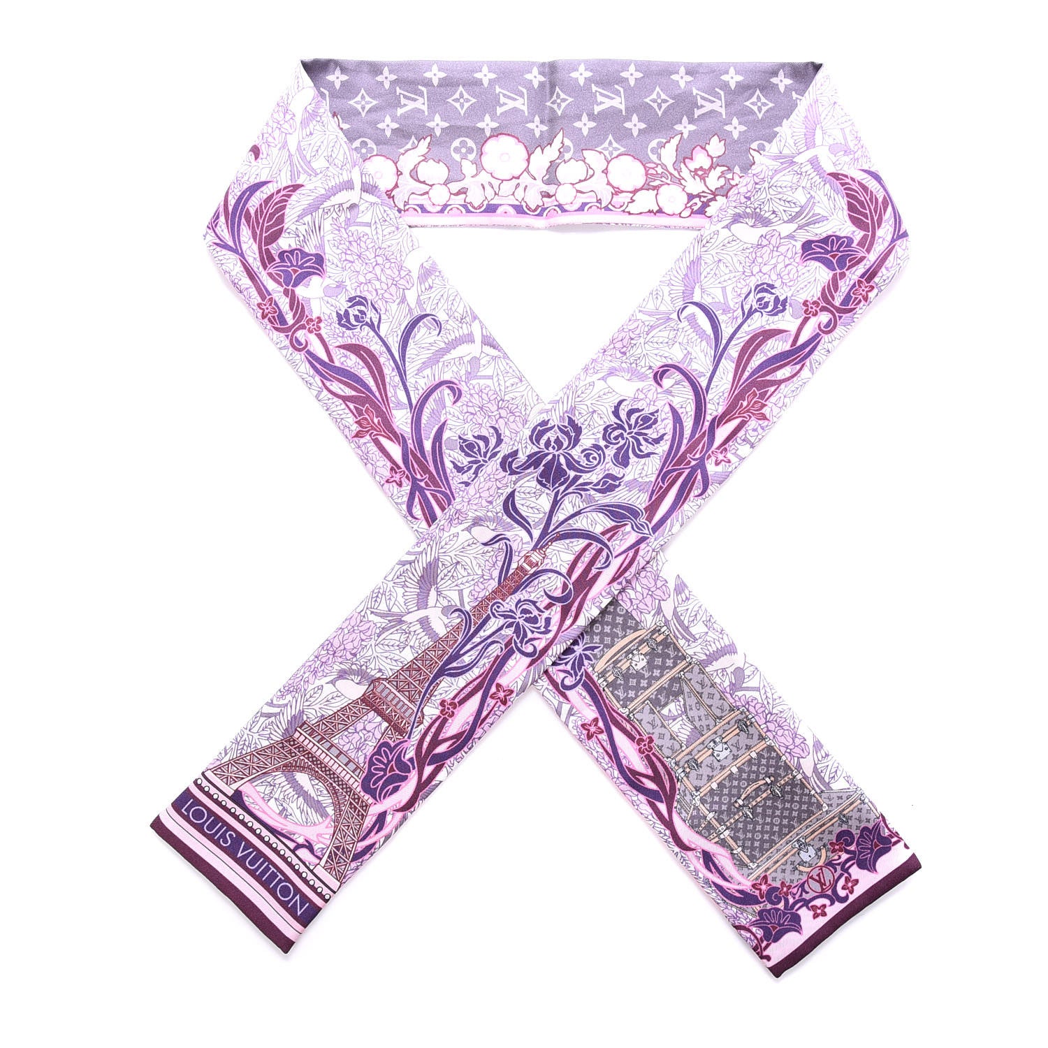 Louis Vuitton Silk Louis A Paris Bandeau Rose 1 of 3