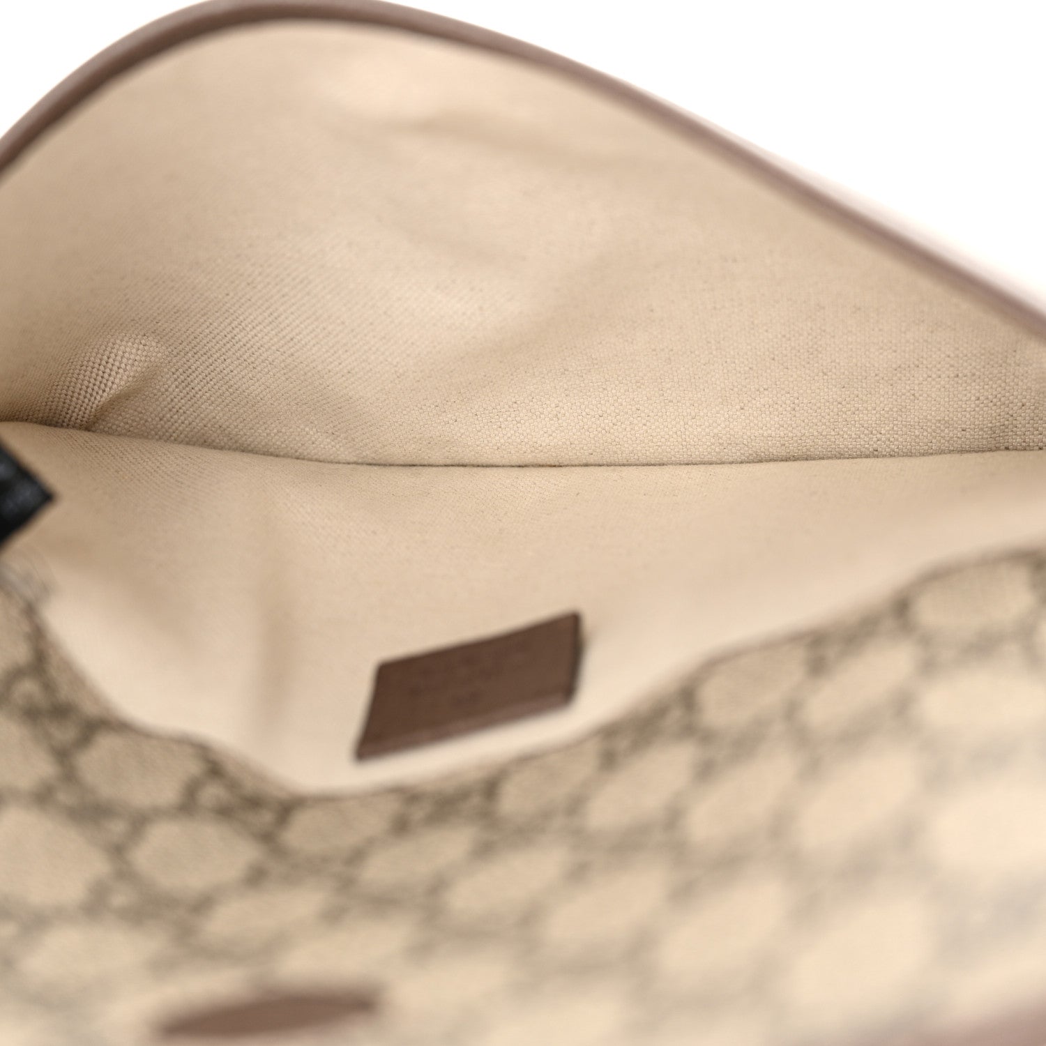Gucci GG Supreme Monogram Neo Vintage Web Belt Bag Brown 5 of 12