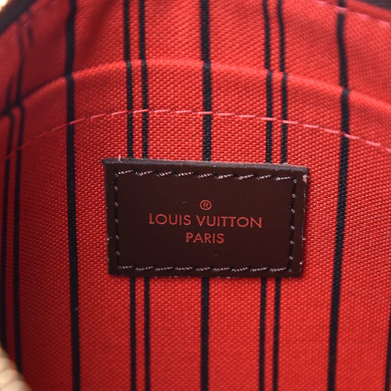 Louis Vuitton Damier Ebene Neverfull MM GM Pochette 6 of 7