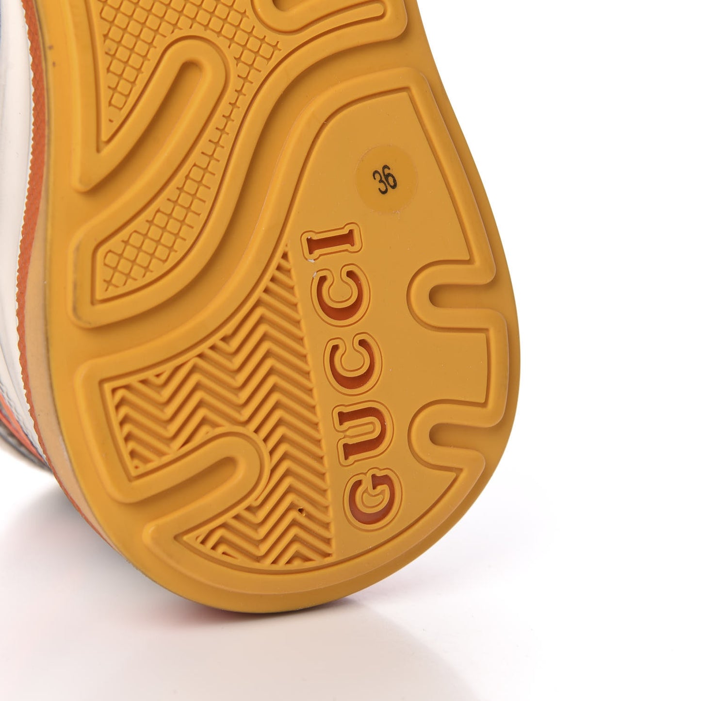 Calfskin Suede Mesh Lizard Embossed Womens Ultrapace Sneakers 36 Silver Anthracite Neon Orange