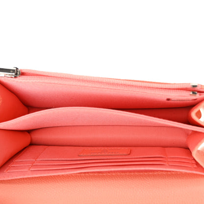 Chanel Caviar Quilted Mini Wallet On Chain WOC Coral 6 of 10