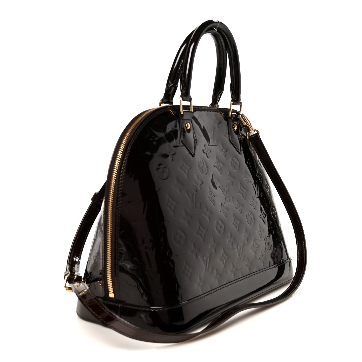 Louis Vuitton Vernis Alma MM Amarante 3 of 10