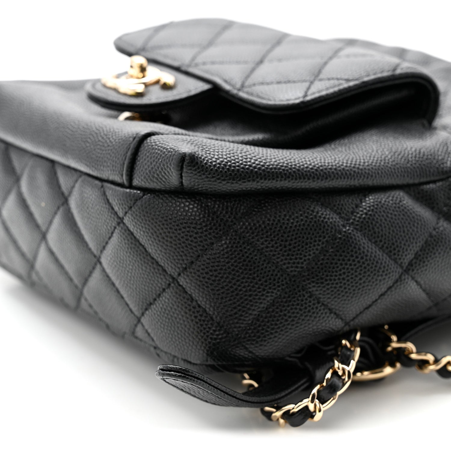 chanel backpack leather price Chanel Diamond-quilted Backpack
